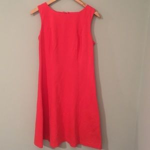 Talbots Coral Sleeveless A-Line Dress
